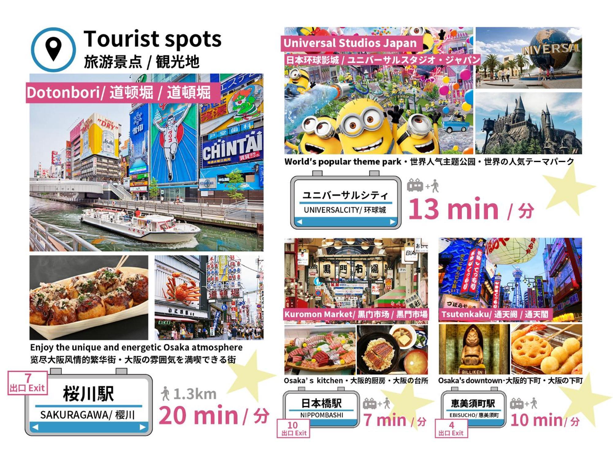 Fds Zeal Apartment Osaka Ngoại thất bức ảnh